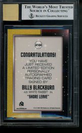 2008 Star Trek TOS 40th Autograph Billy Blackburn White Rabbit Auto BGS 9/10